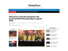 The World Championship of Legends (WCL) 2025 has kicked off with a wave of nostalgia and global excitement, and Australia Champions, powered by GFS Developments, have set their sights firmly on lifting the trophy this season.